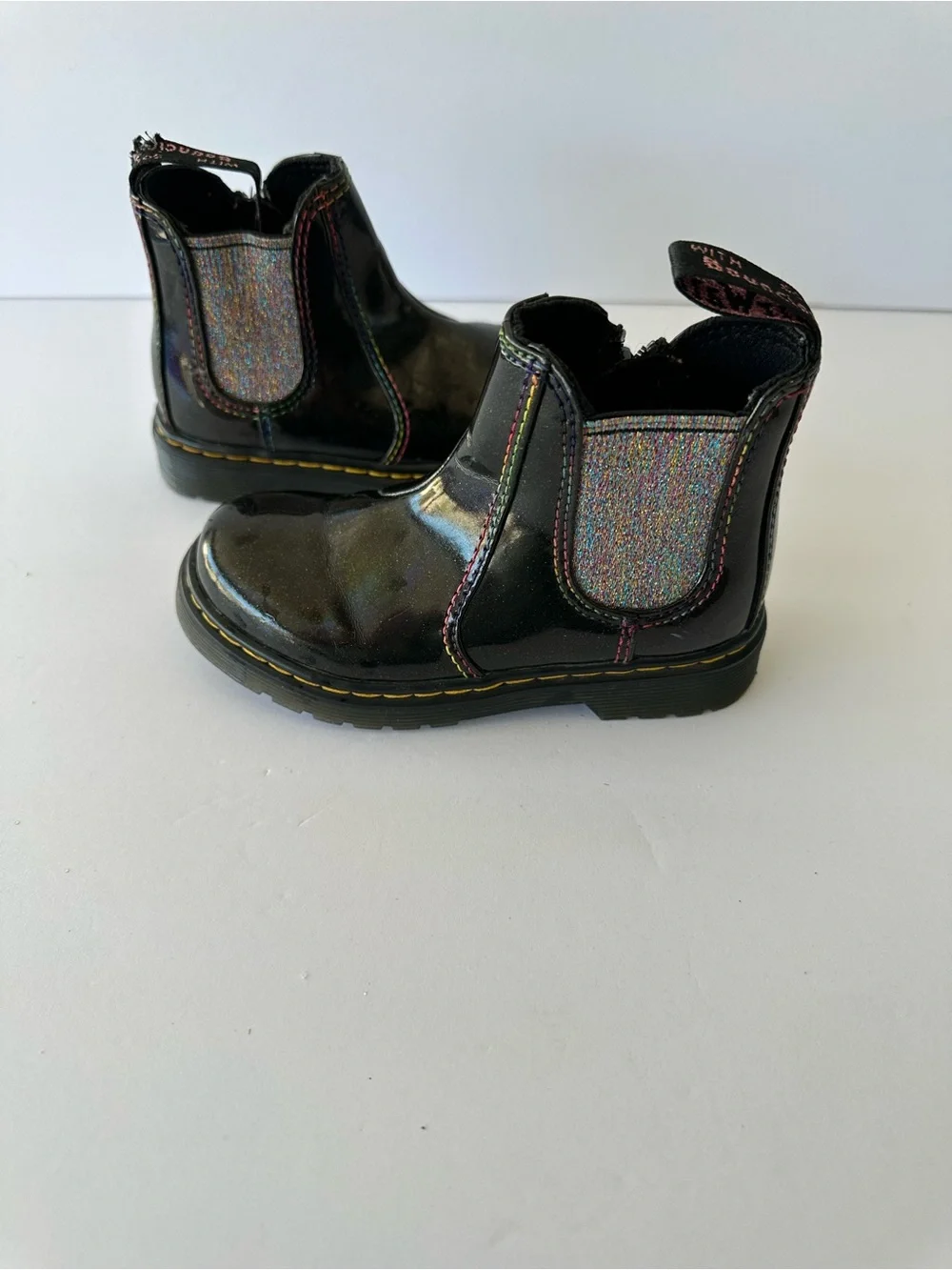 Dr. Martens shiny black